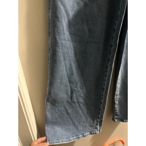 Le Jean Juliette Wide Leg Ankle high rise jeans size 31‎ made in USA - Picture 3 of 7